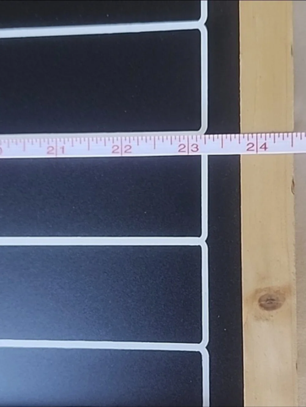 Weekly Menu Chalkboard with Wooden Frame